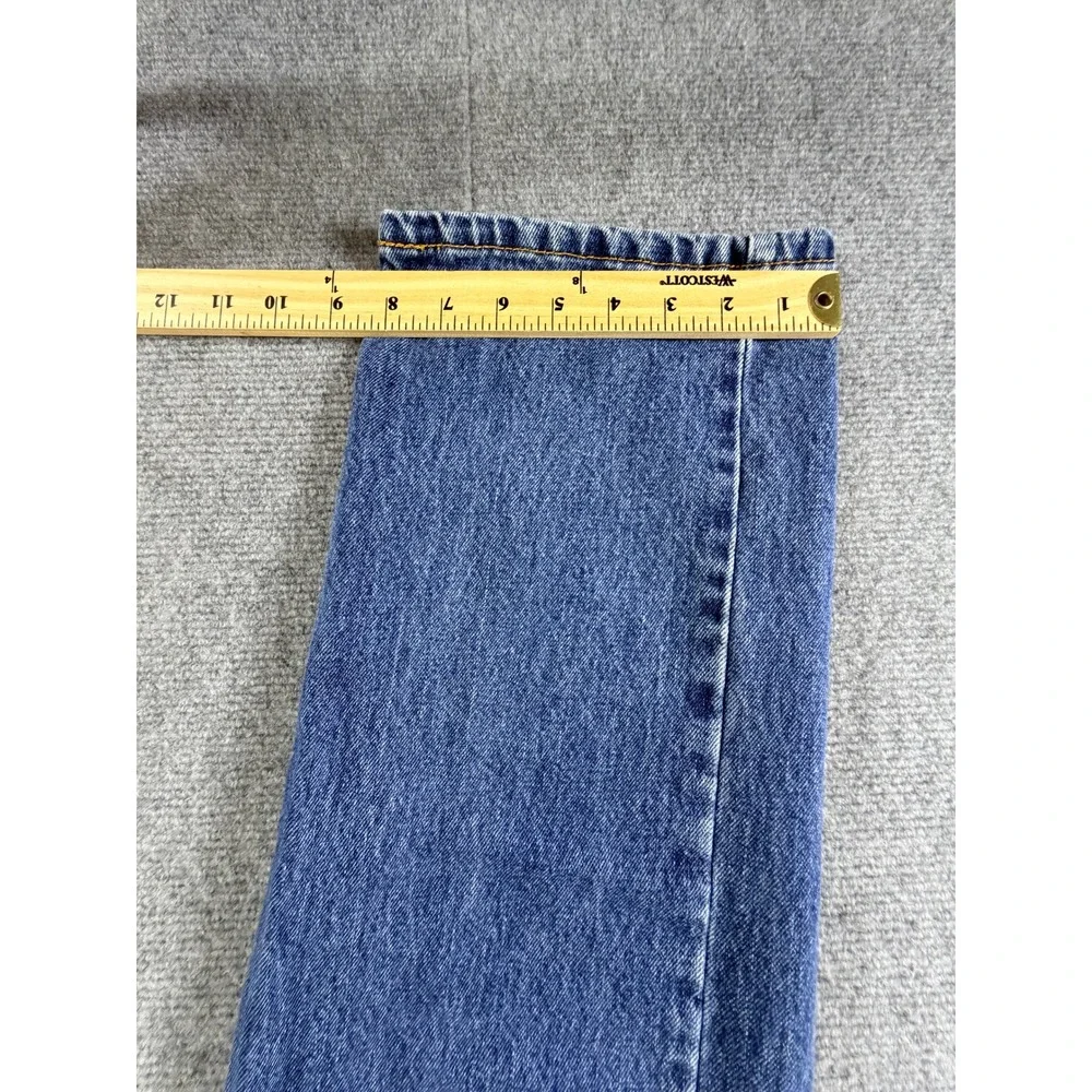 Levis 505 Regular Fit Straight Leg Jeans Mens 36x32 Blue Denim 00505-4886